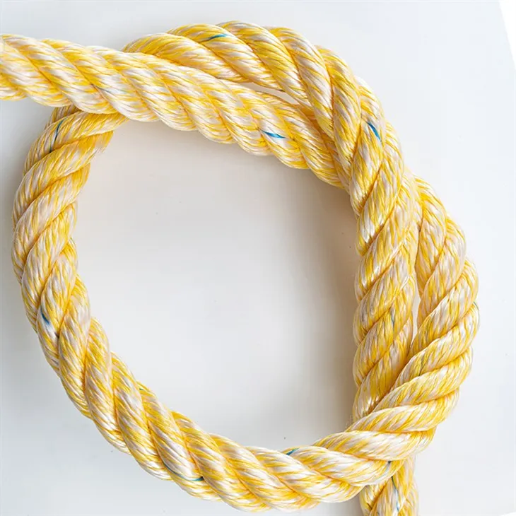 Twisted 3 Strands PP And Polyester Mixed Rope